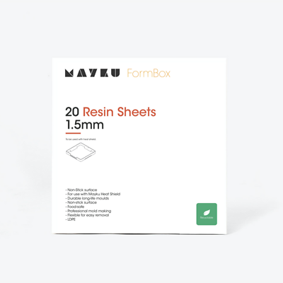 Mayku Resin Sheets 20 sheets 1.5mm