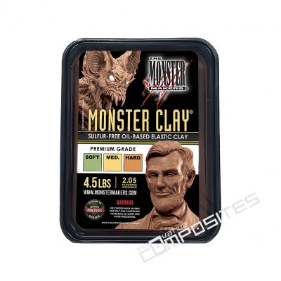 Monster Clay коричневый скульптурный пластилин 2.05кг