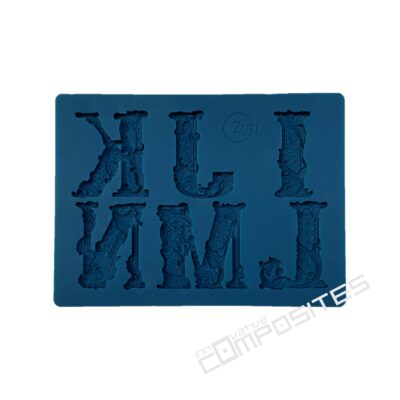 Zuri silicone mould “IJKLMN MONOGRAMS”